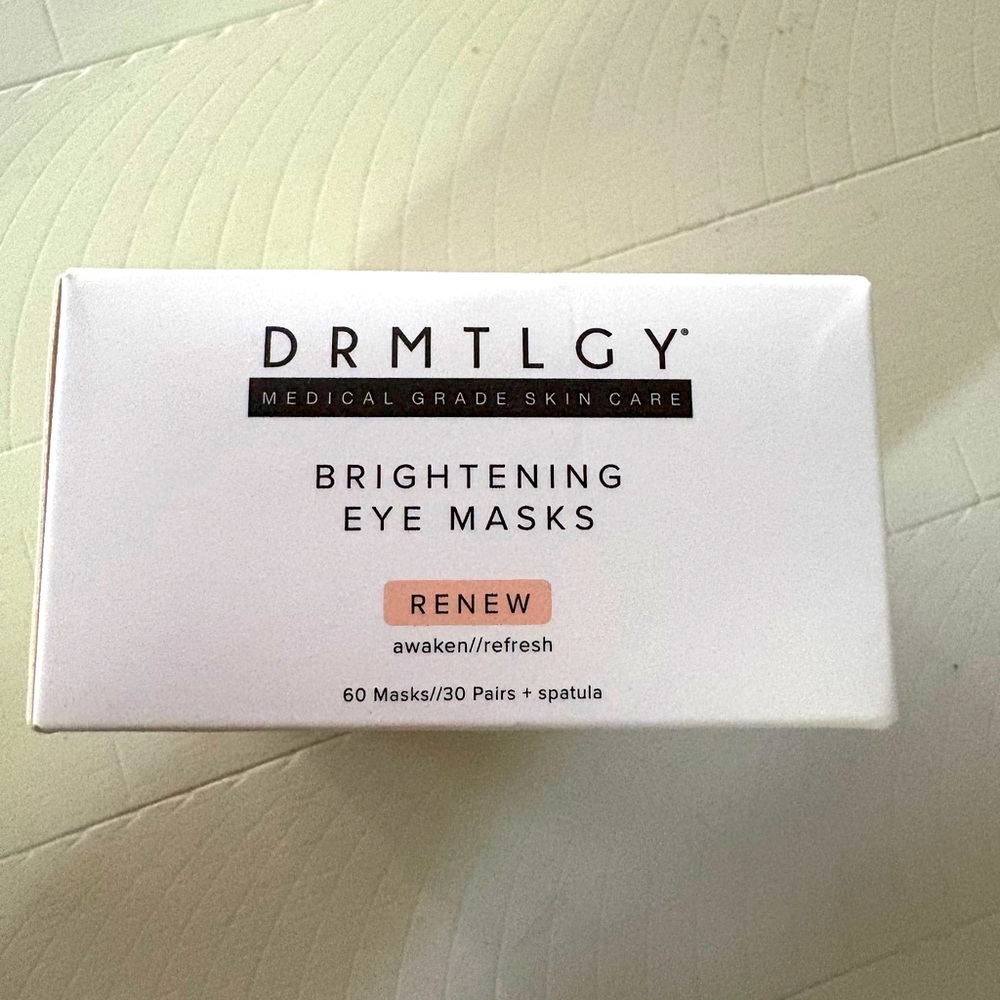 DRMTLGY - Brightening Eye Masks - NEW